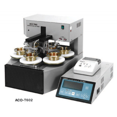 ACO-T602 Шестипозиционный автоматический аппарат для определения температуры вспышки в открытом тигле Кливленда ACO-T602 Шестипозиционный автоматический аппарат для определения температуры вспышки в открытом тигле Кливленда